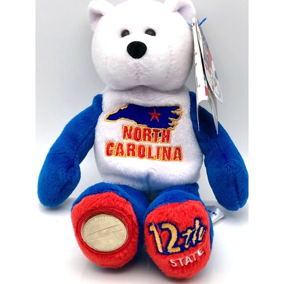 New State Coin Bear Set Limited Treasures First 12 States Colonies Collectible - Picture 13 of 16